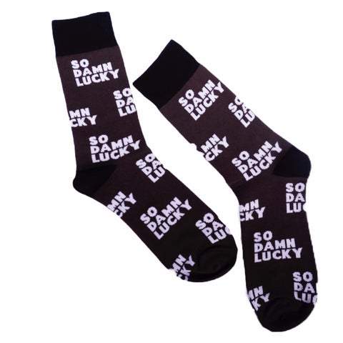 So Damn Lucky - Cotton Crew Socks