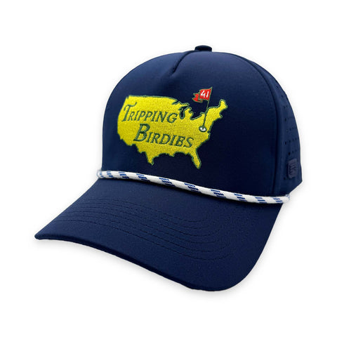 Tripping Birdies - Navy - Performance Snapback Hat