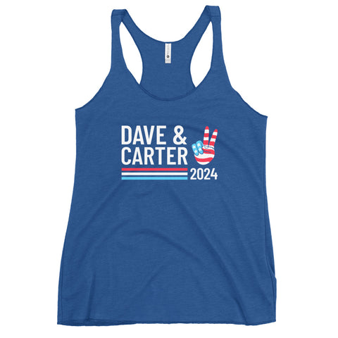 Dave & Carter 2024 - Triblend Racerback Tank