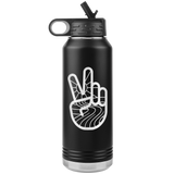 Peace - 32oz Water Bottle Tumbler