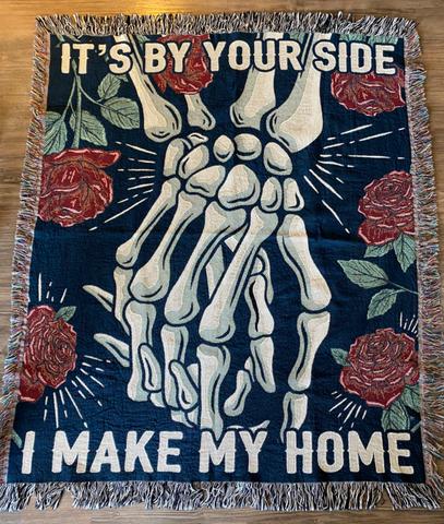Hands & Roses - Woven Blanket