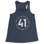 41 - Women's Flowy Racerback Tank Top