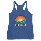 Seek Up - Triblend Racerback Tank