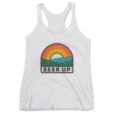Seek Up - Triblend Racerback Tank