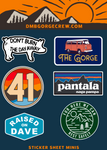 Sticker Sheet Minis - 3 Pack