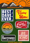 Sticker Sheet Minis - 3 Pack