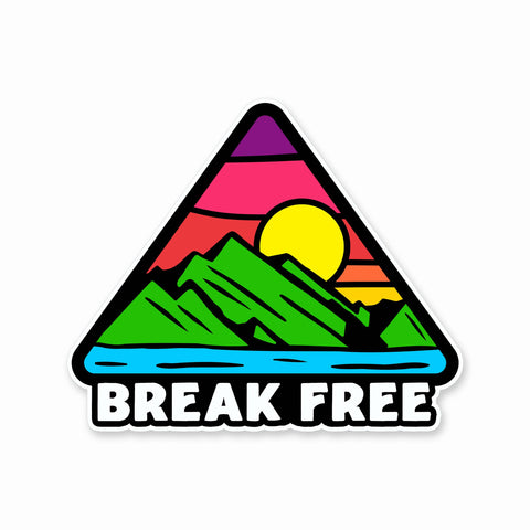 Break Free - Sticker – Gorge Crew