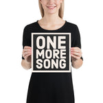 One More Song - Poster (2 sizes)