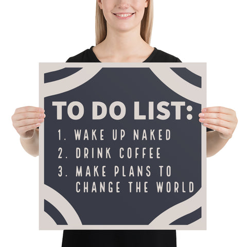 To Do List - Poster (2 sizes)