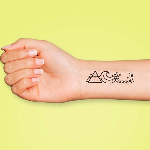 Funny The Way It Is - Tattoo 4 pack