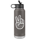 Peace - 32oz Water Bottle Tumbler