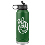 Peace - 32oz Water Bottle Tumbler