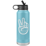 Peace - 32oz Water Bottle Tumbler