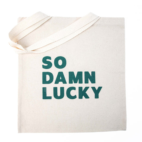 So Damn Lucky - Canvas Bag