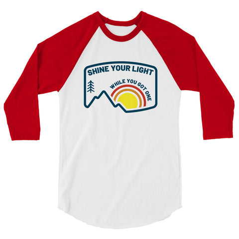 Shine Your Light - Unisex 3/4 Sleeve