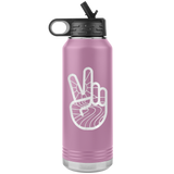 Peace - 32oz Water Bottle Tumbler