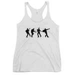 Dancing Dave - Triblend Racerback Tank