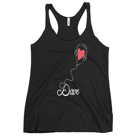 Headphones - Triblend Racerback Tank