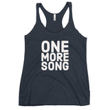 One More Song - Triblend Racerback Tank