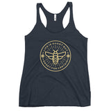 Bee - Triblend Racerback Tank