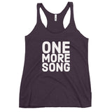 One More Song - Triblend Racerback Tank