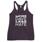 More Dave - Triblend Racerback Tank
