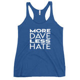 More Dave - Triblend Racerback Tank