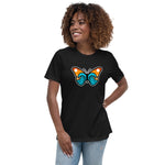 The Ocean And The Butterfly - Womens Light Relaxed T-Shirt