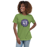 41 Flower - Womens Light Relaxed T-Shirt