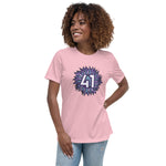 41 Flower - Womens Light Relaxed T-Shirt